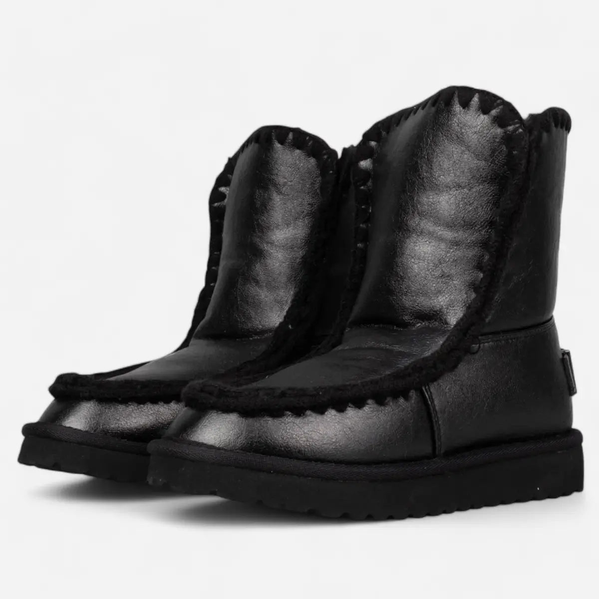 ICON Stivale Pelliccia Laminato Nero IC04408SD