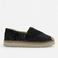 ITAZERO Espadrillas Palma PLAT nero