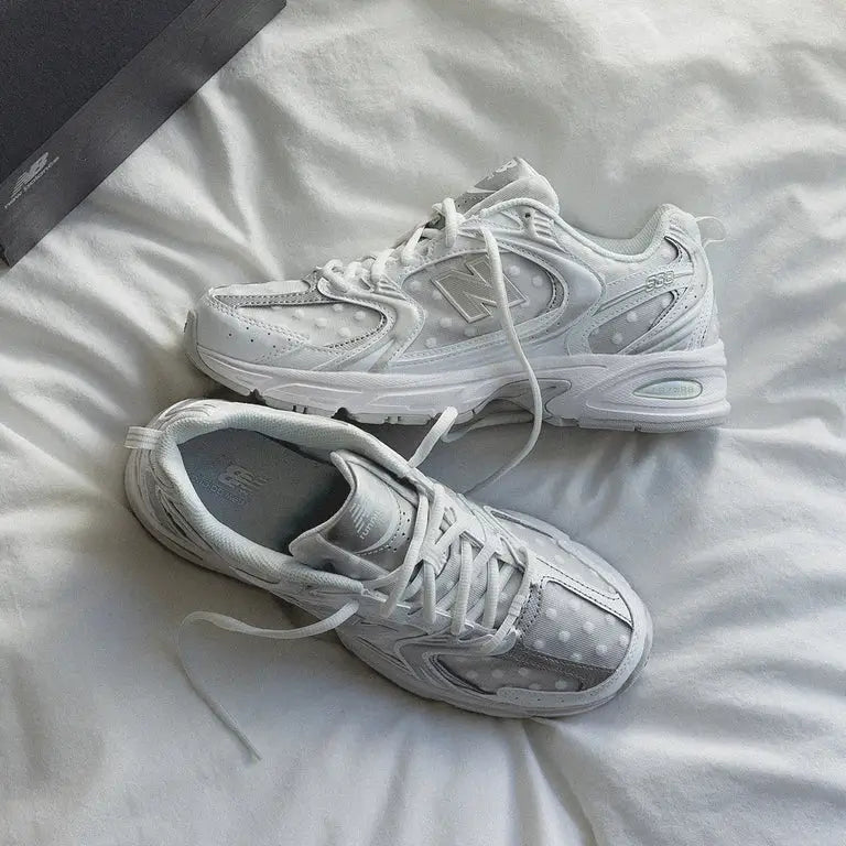 New Balance 530 Silver Metallic Polka Dots U530HFW