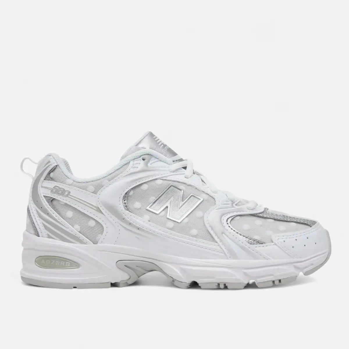 New Balance 530 Silver Metallic Polka Dots U530HFW
