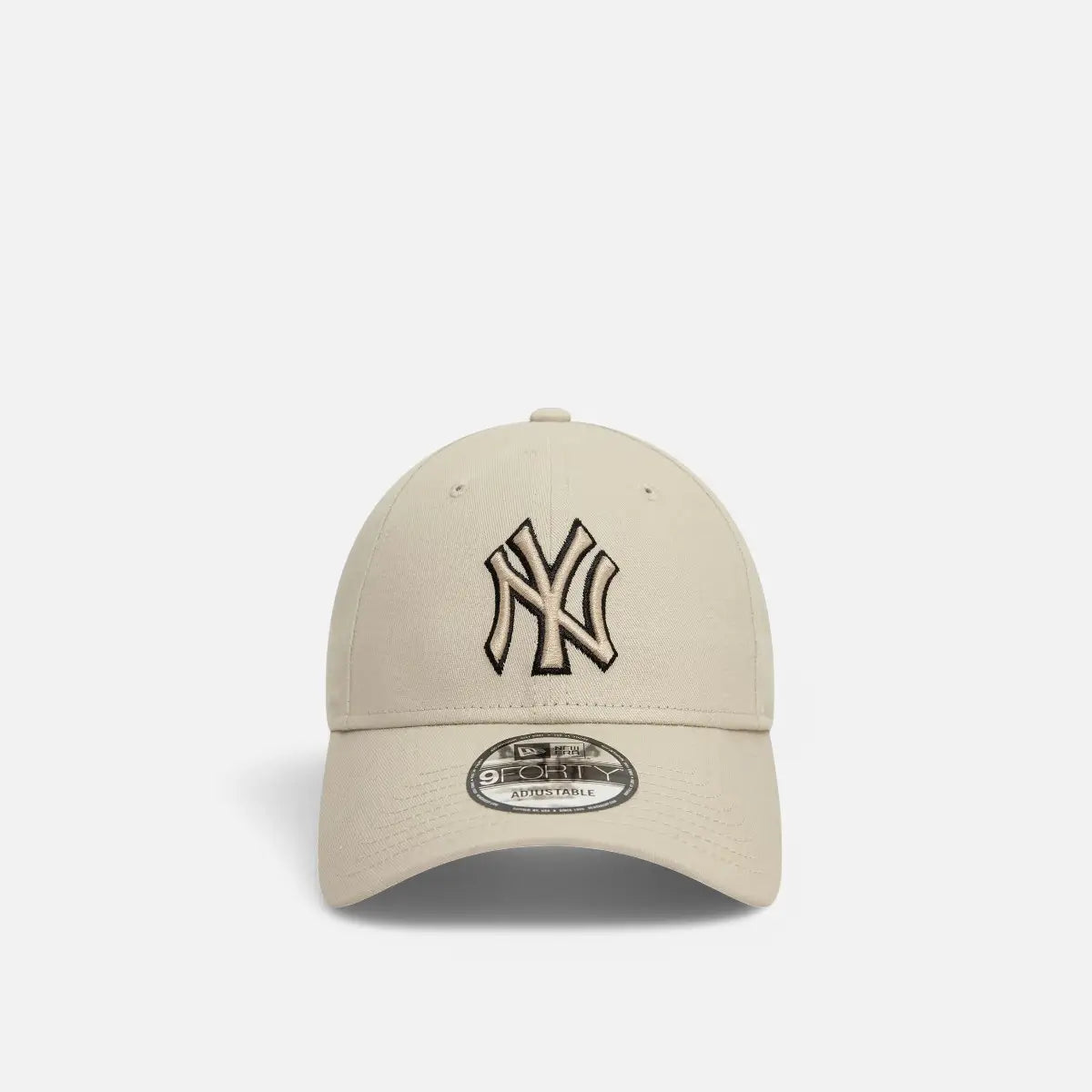 New Era Cappellino 9FORTY Regolabile New York Yankees Pop Outline Beige/Black
