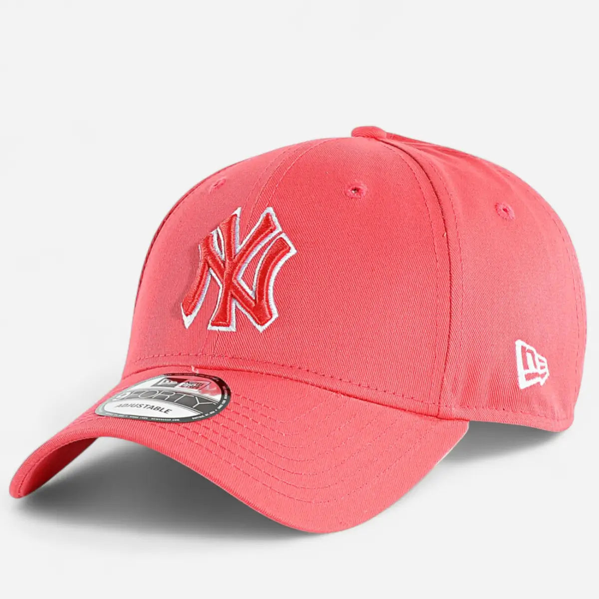 New Era Cappellino 9FORTY Regolabile New York Yankees Pop Outline Coral