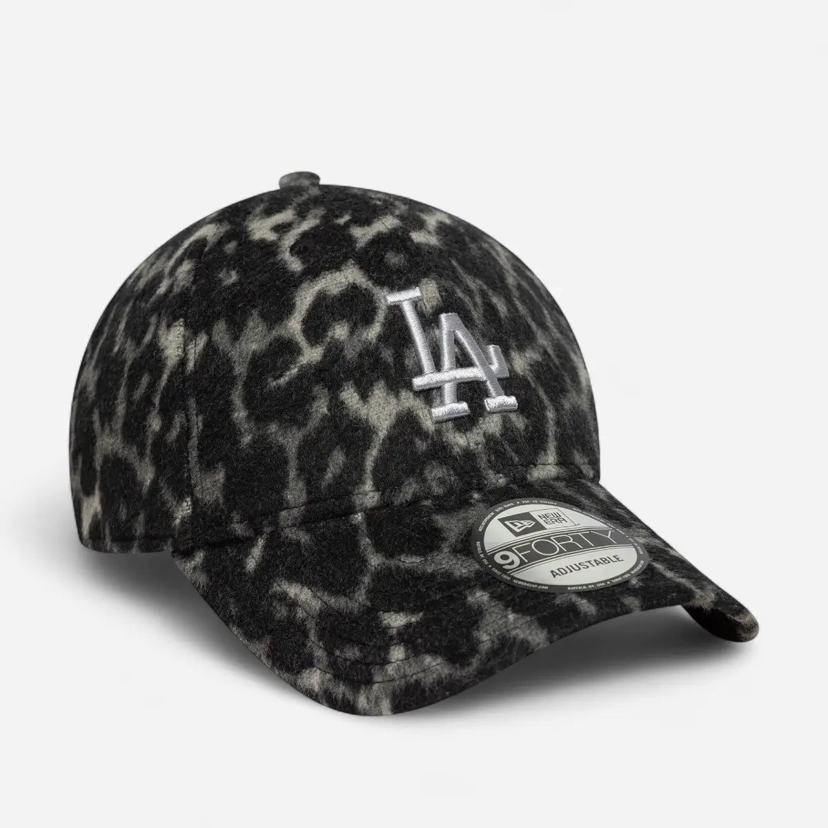 New Era Cappellino Donna 9FORTY Regolabile LA DODGERS Cosy Leopard