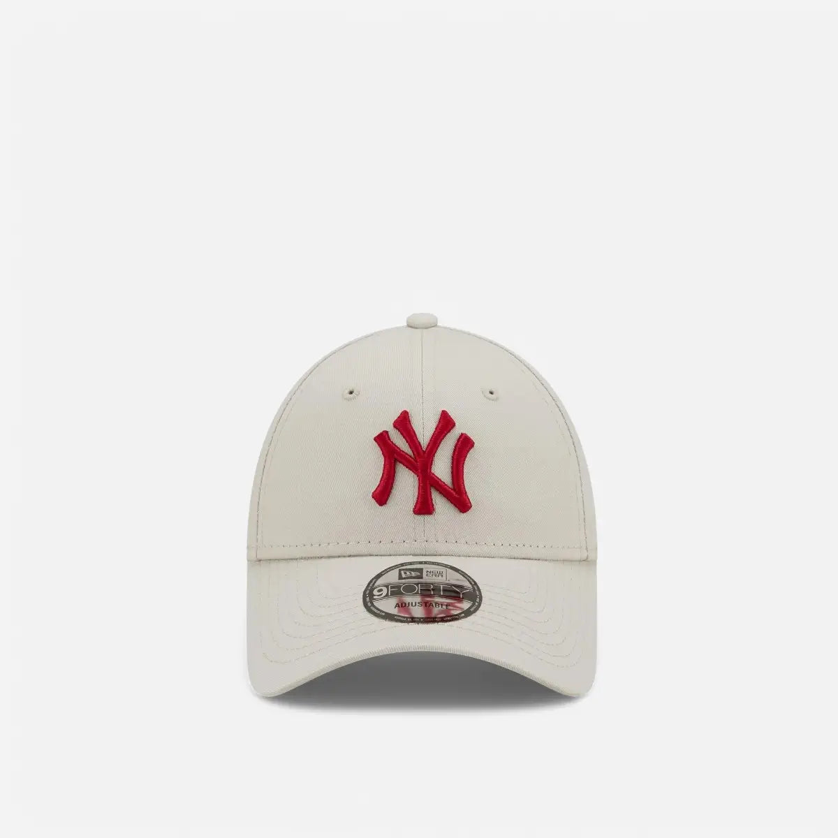 New Era Cappellino 9FORTY Regolabile New York Yankees Essential beige / red
