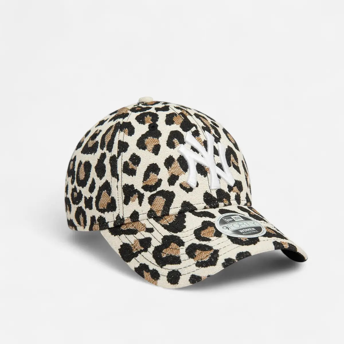 New Era Cappellino 9FORTY Regolabile New York Yankees White Leopard