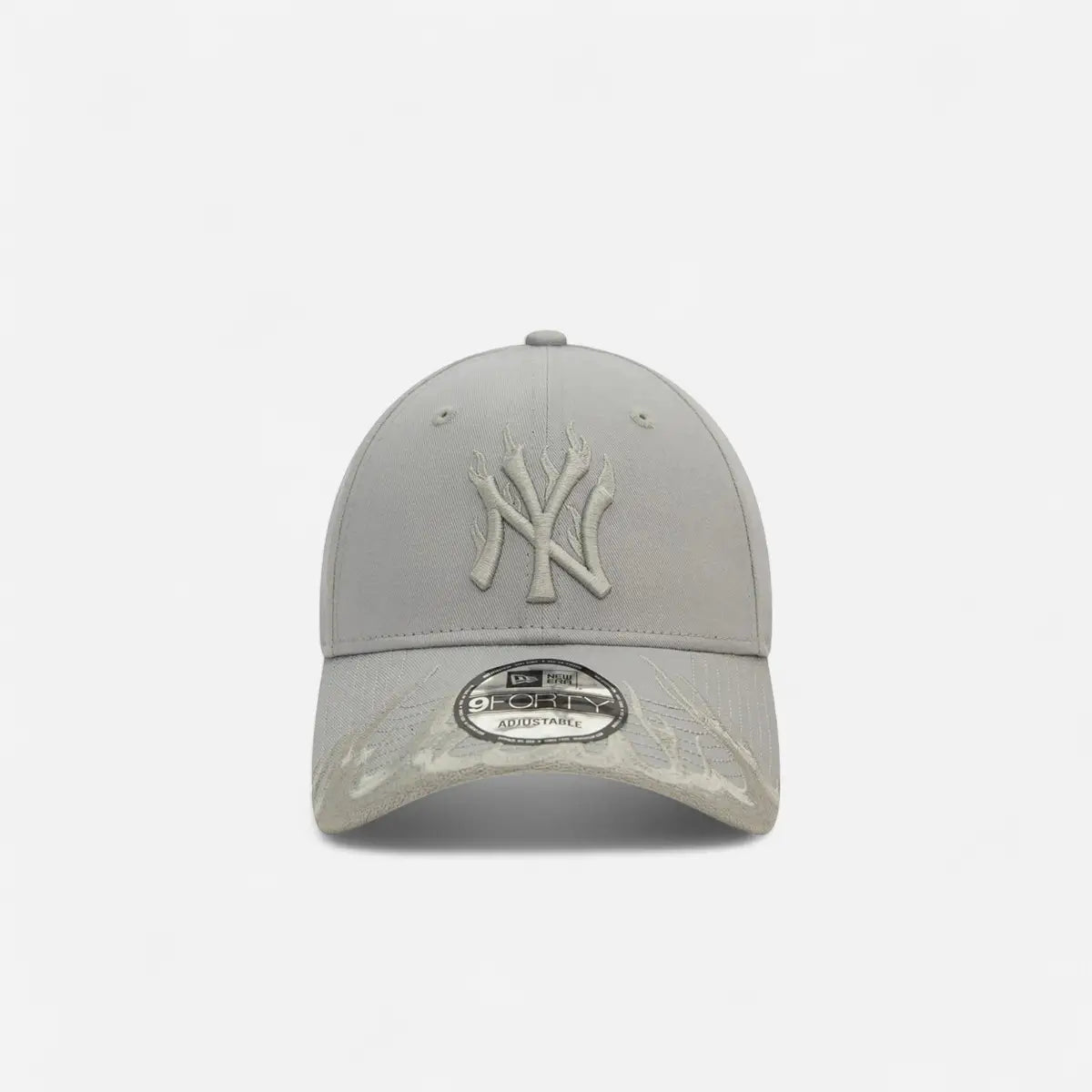 New Era Cappellino 9FORTY Regolabile Yankees MLB Flame grey