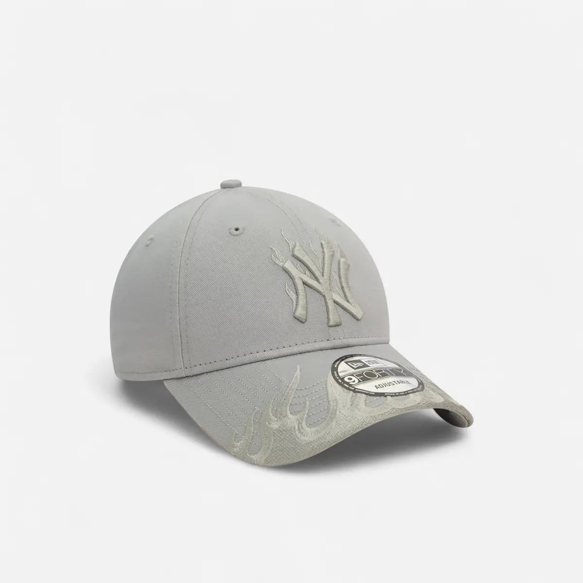 New Era Cappellino 9FORTY Regolabile Yankees MLB Flame grey