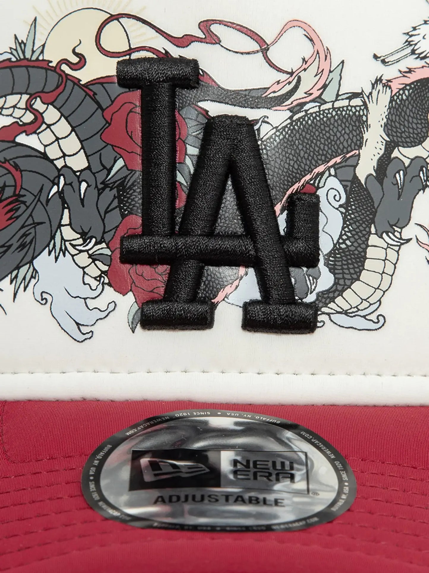 New Era Cappellino 9FORTY Regolabile MBL Graphic Dragons La Dodgers