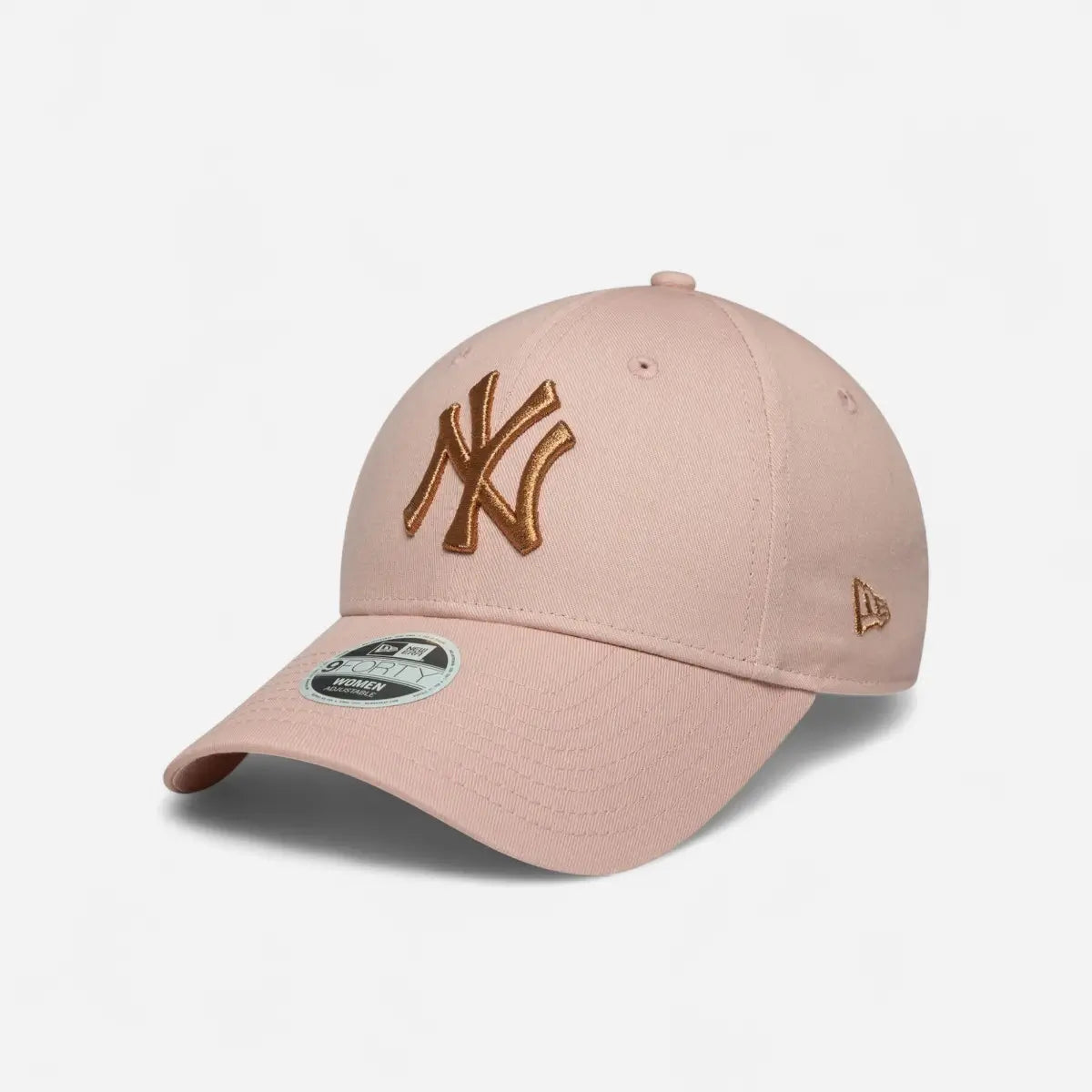 New Era Cappellino Donna 9FORTY Rgolabile New York Yankees Metallic Logo Rose