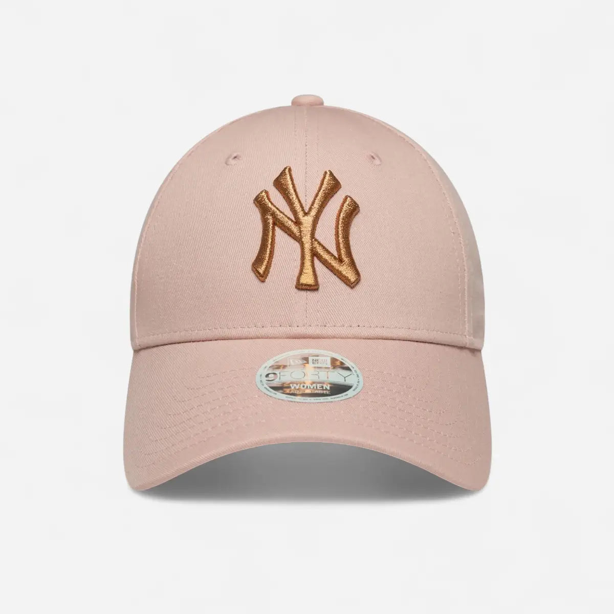 New Era Cappellino Donna 9FORTY Rgolabile New York Yankees Metallic Logo Rose