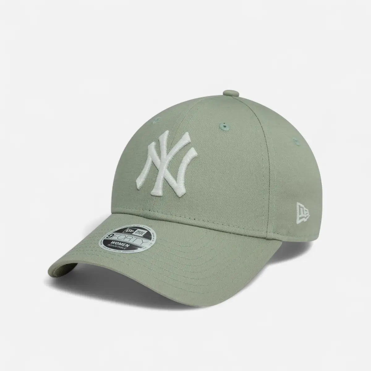New Era Cappellino Donna 9FORTY Regolabile New York Yankees Metallic Logo Pastel Green