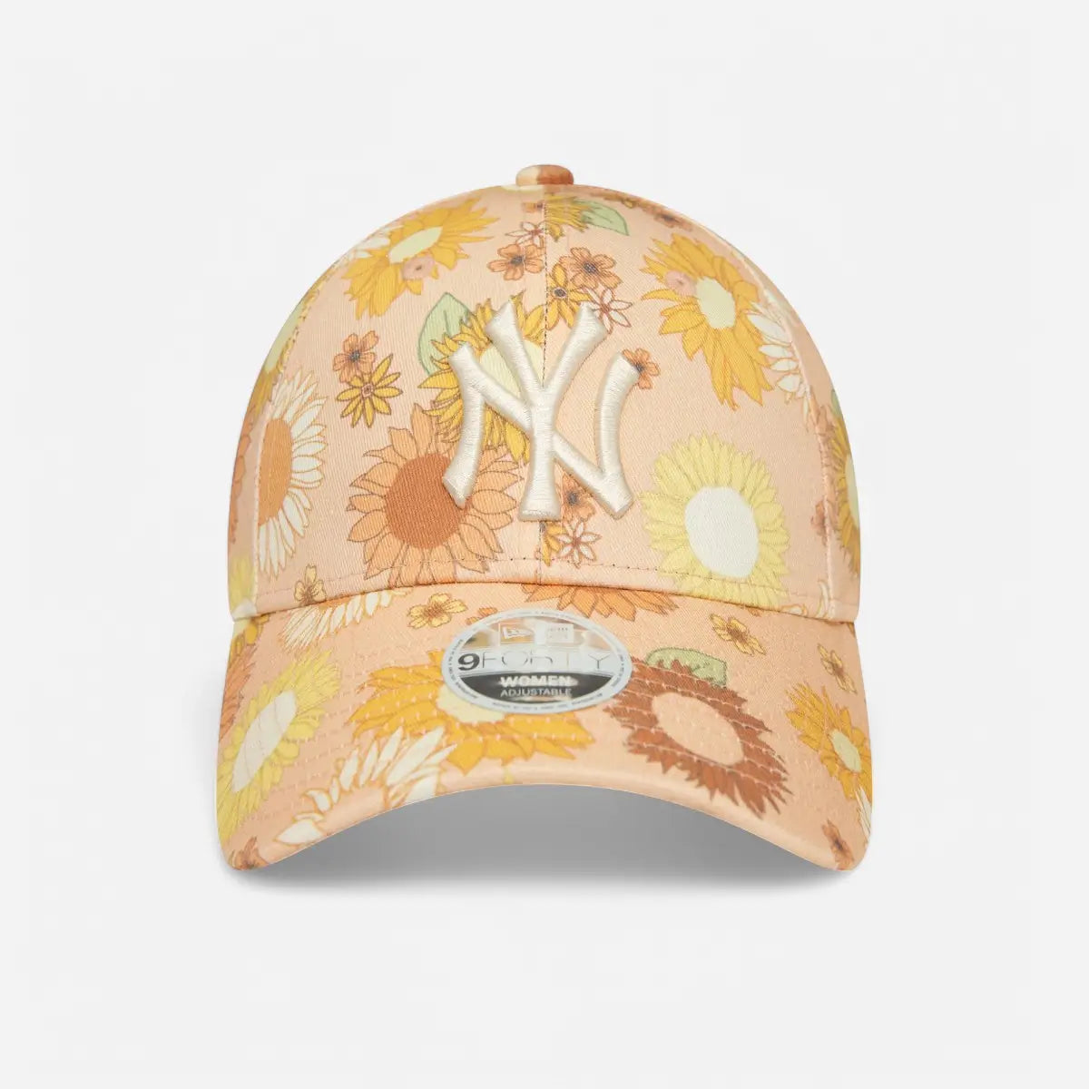 New Era Cappellino 9FORTY Regolabile New York Yankees Floral orange