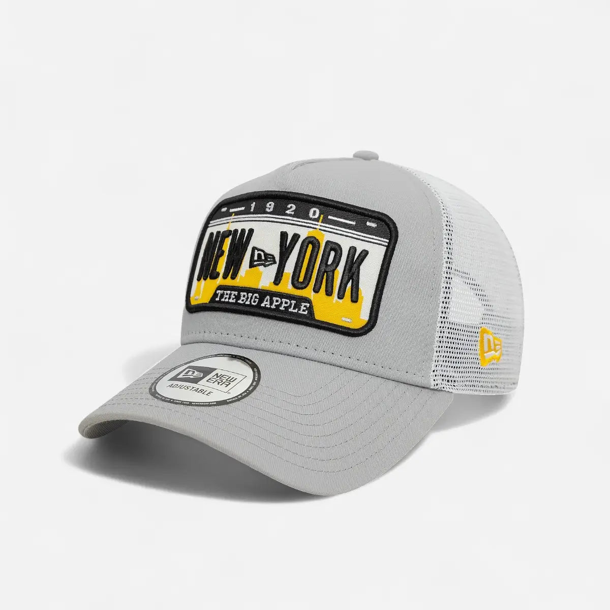 New Era Cappellino 9FORTY Regolabile A-Frame Trucker License Plate NEW YORK