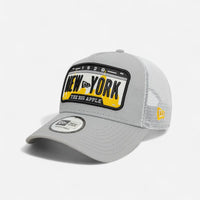 New Era Cappellino 9FORTY Regolabile A-Frame Trucker License Plate NEW YORK
