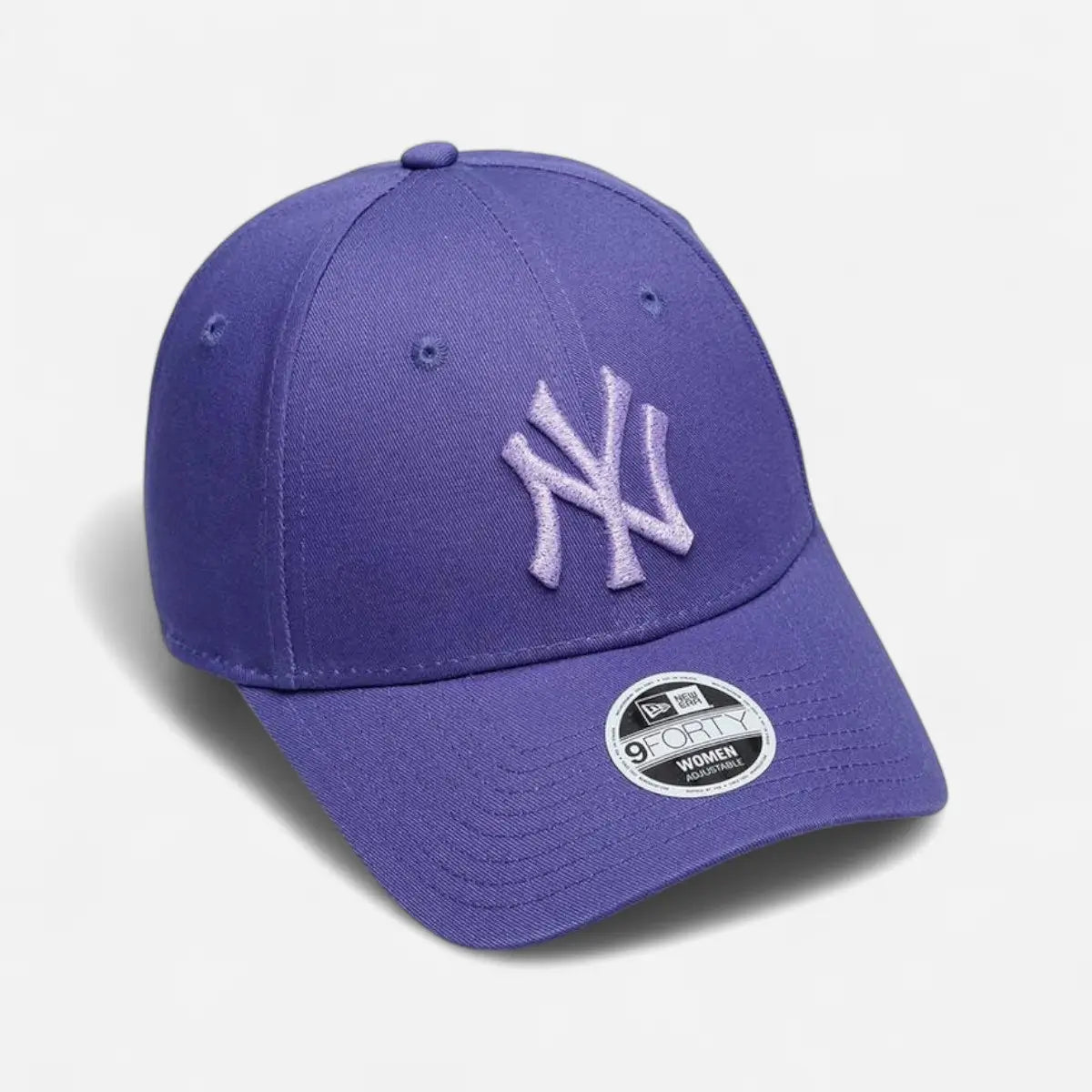 New Era Cappellino Donna 9FORTY Regolabile New York Yankees Metallic Logo Purple