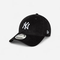 New Era Cappellino 9FORTY Regolabile M-Crown New York Yankees MLB Cord Black