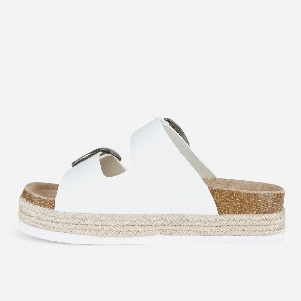 Superga Sandalo Platform donna doppia fibbia S11T228 Bianco