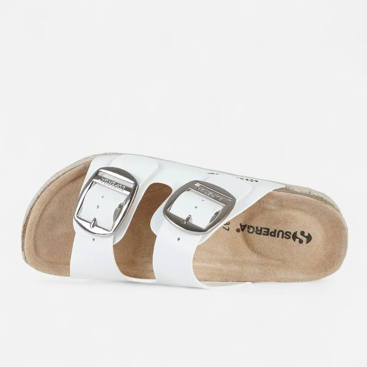 Superga Sandalo Platform donna doppia fibbia S11T228 Bianco