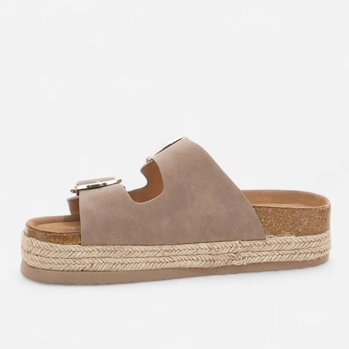 Superga Sandalo Platform donna doppia fibbia S11T228 Beige