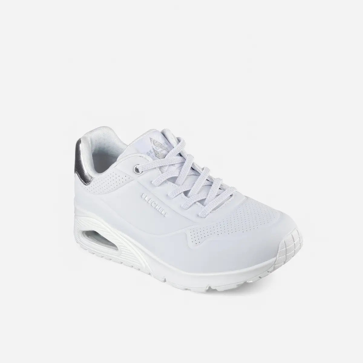 Skechers Uno - Shimmer Away White/Silver