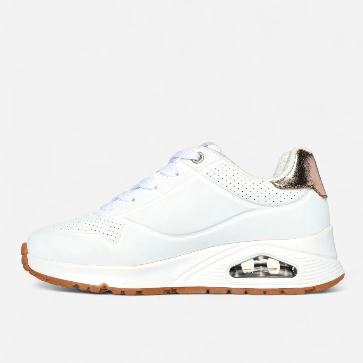Skechers Uno Gen1 Shimmer Away White