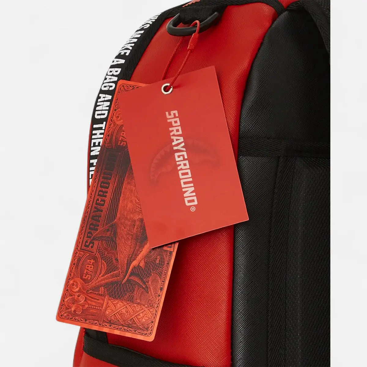Sprayground Zaino Shark Central Holdin Down The City DLXSV RED