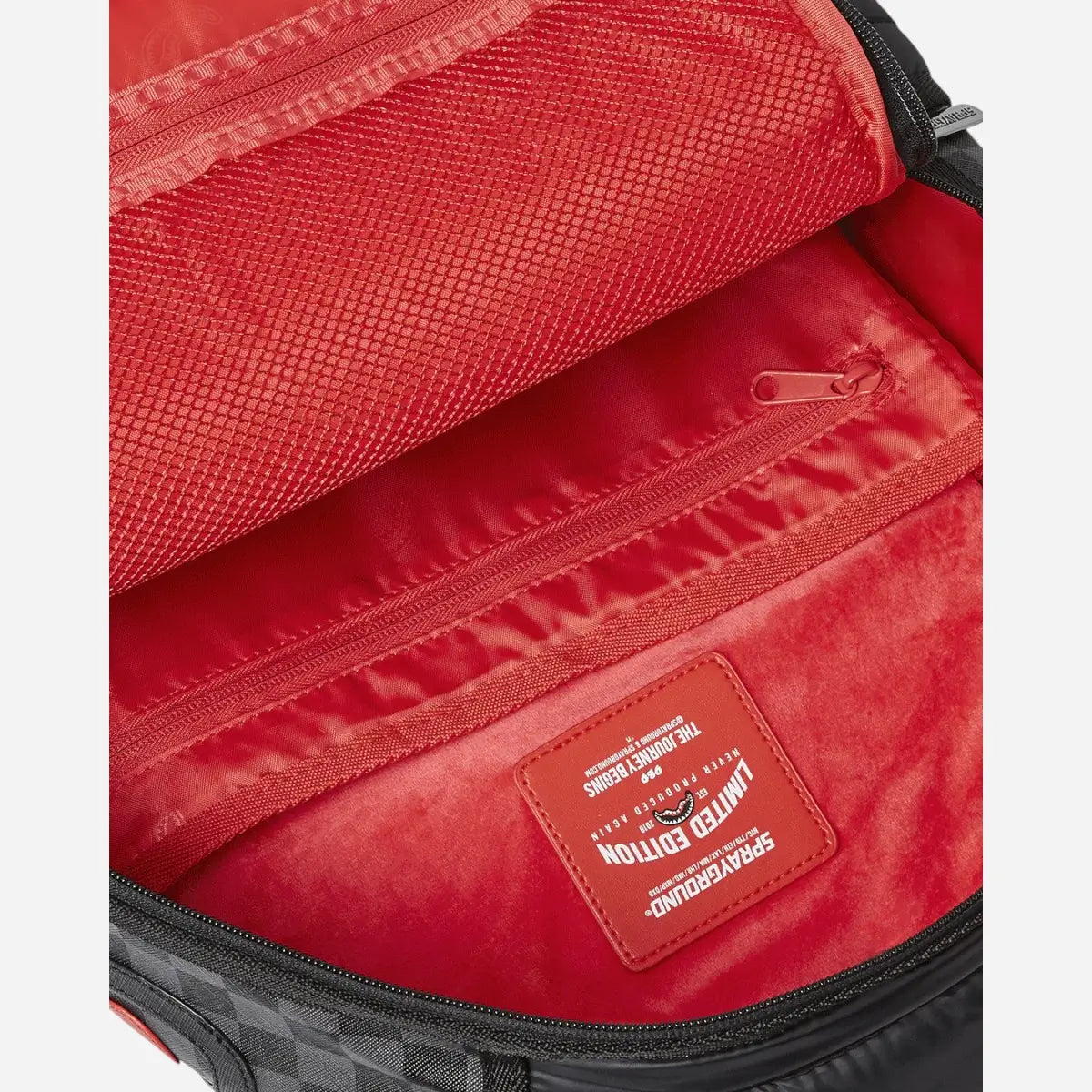 Sprayground Zaino Black Puffer Grey Check