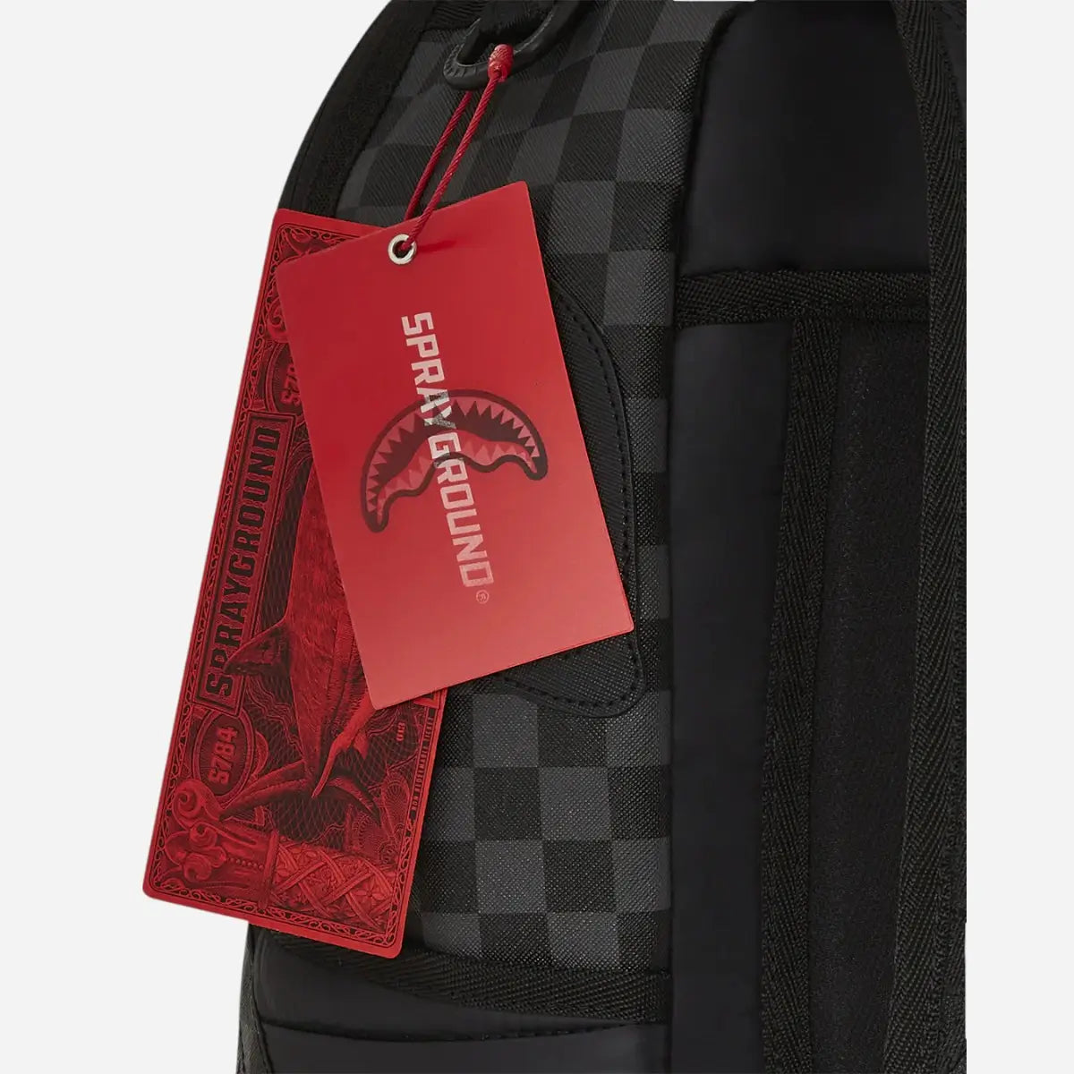 Sprayground Zaino Black Puffer Grey Check