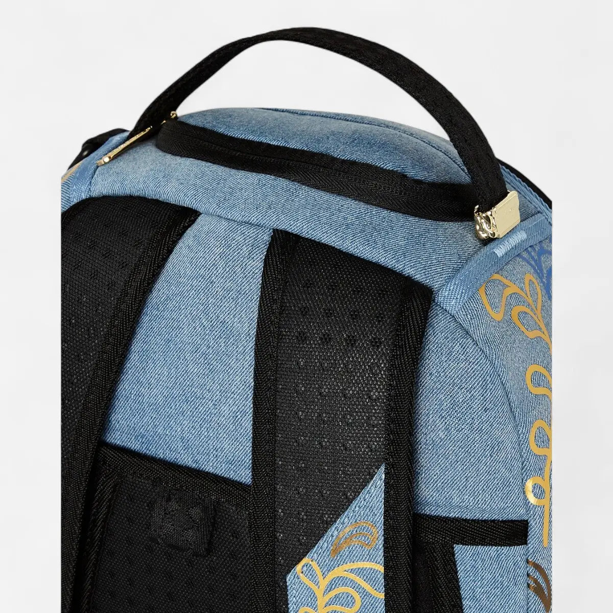 Sprayground Zaino METALLIC PRINTED DENIM SHARK DLXSV