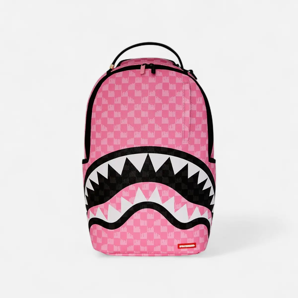 Sprayground Zaino PINK AND BLACK DRIP CHECK DLXSV