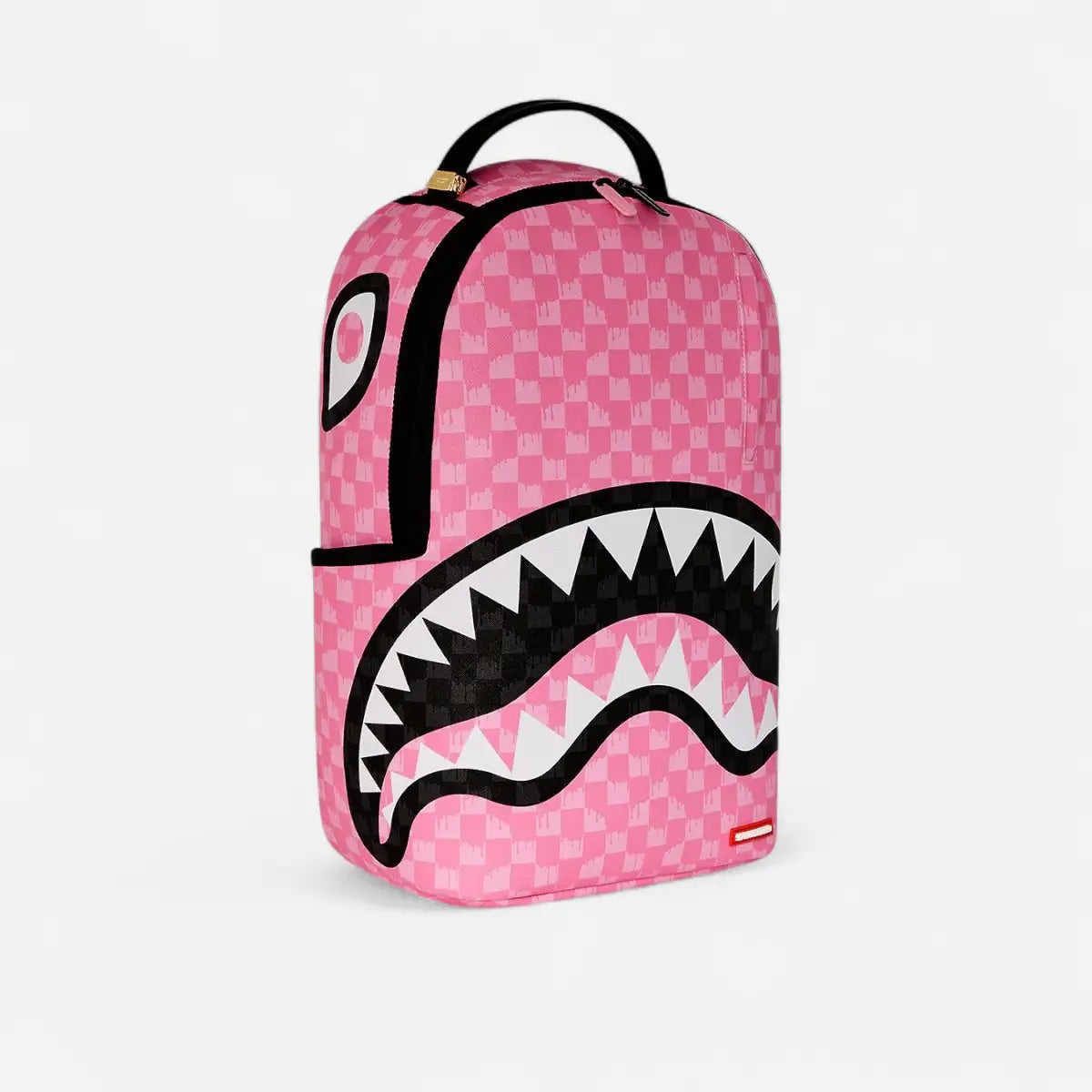 Sprayground Zaino PINK AND BLACK DRIP CHECK DLXSV