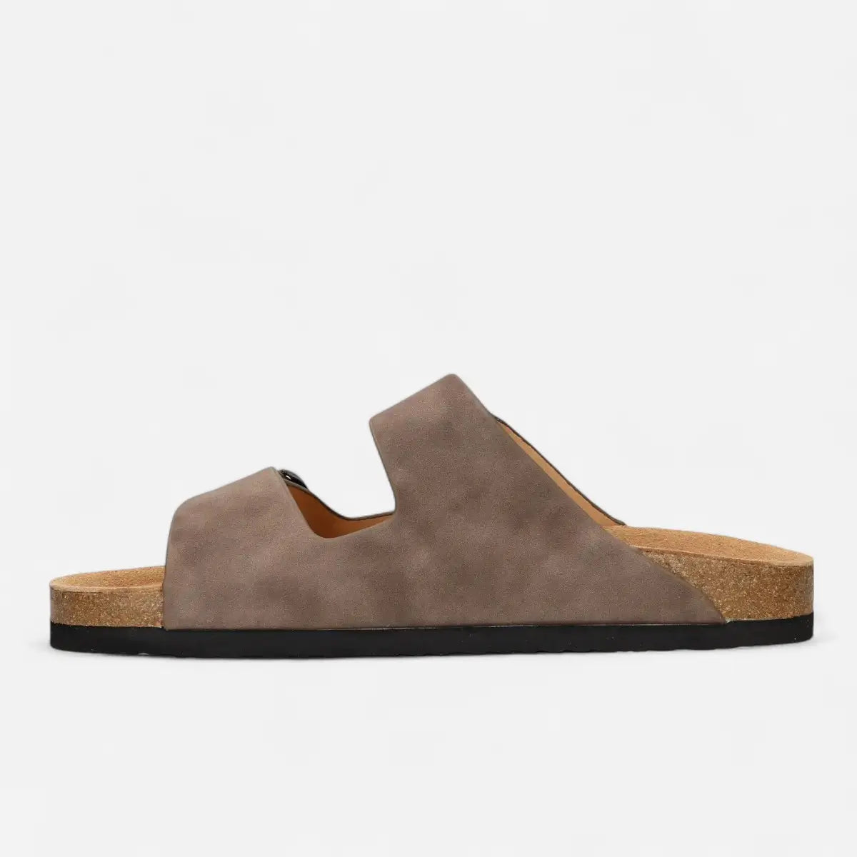 Superga Sandalo uomo doppia fibbia Nabuk Premium plantare morbido Cuoio