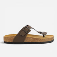 Superga Sandalo donna infradito nabuk marrone