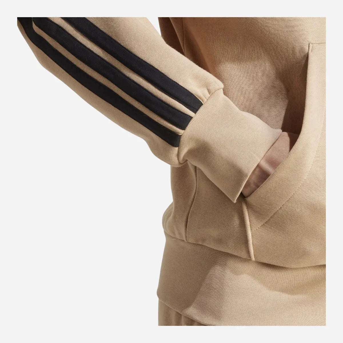 Adidas Tuta Colorblock Fleece 3 stripes FL beige