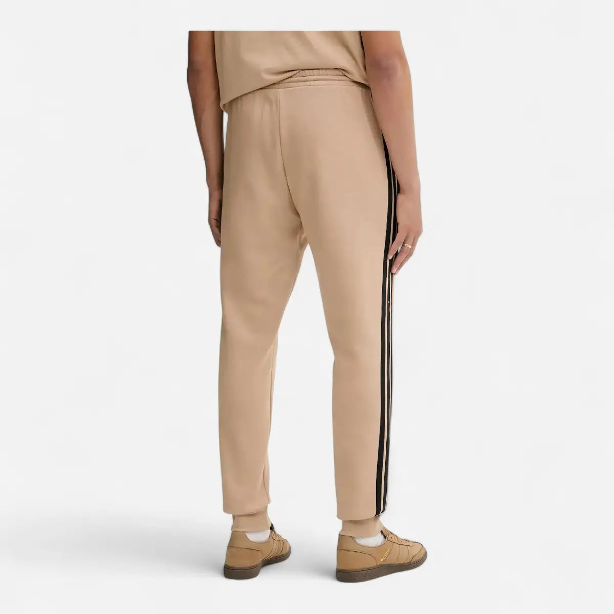 Adidas Tuta Colorblock Fleece 3 stripes FL beige