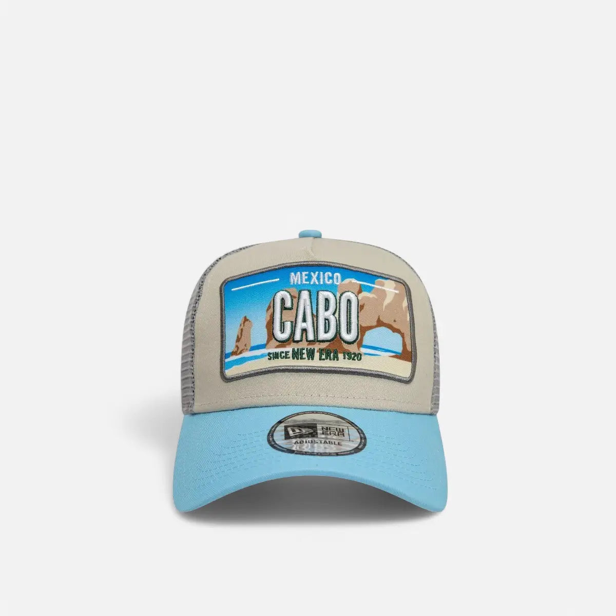 New Era Cappellino 9FORTY Regolabile A-Frame Trucker License Plate CABO