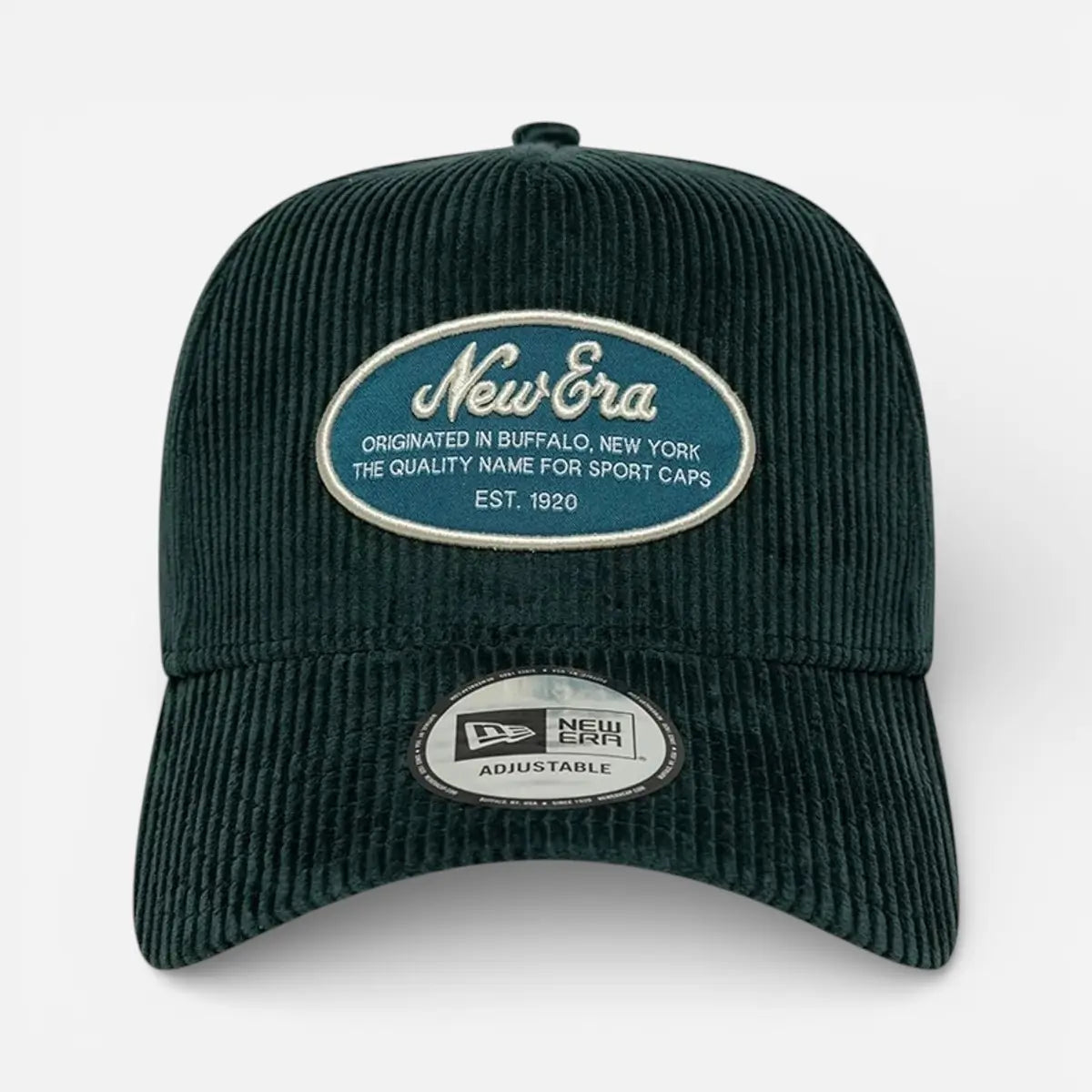 New Era Cappellino 9FORTY regolabile E-Frame Patch Cord Verde Scuro