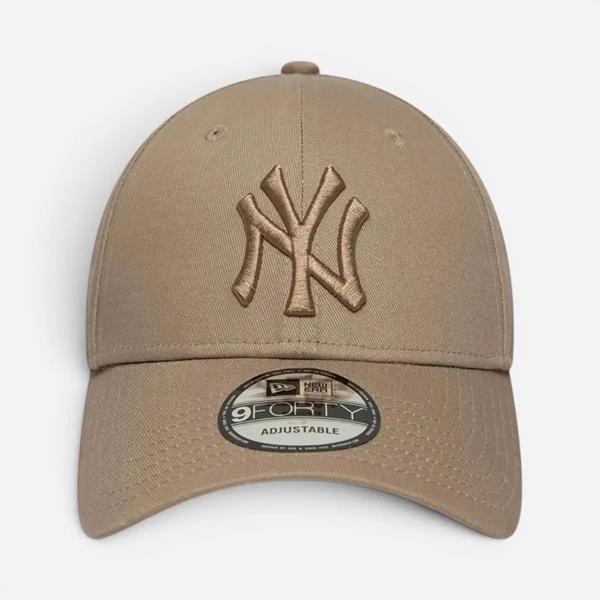New Era Cappellino 9FORTY Regolabile New York Yankees MLB Dark Beige