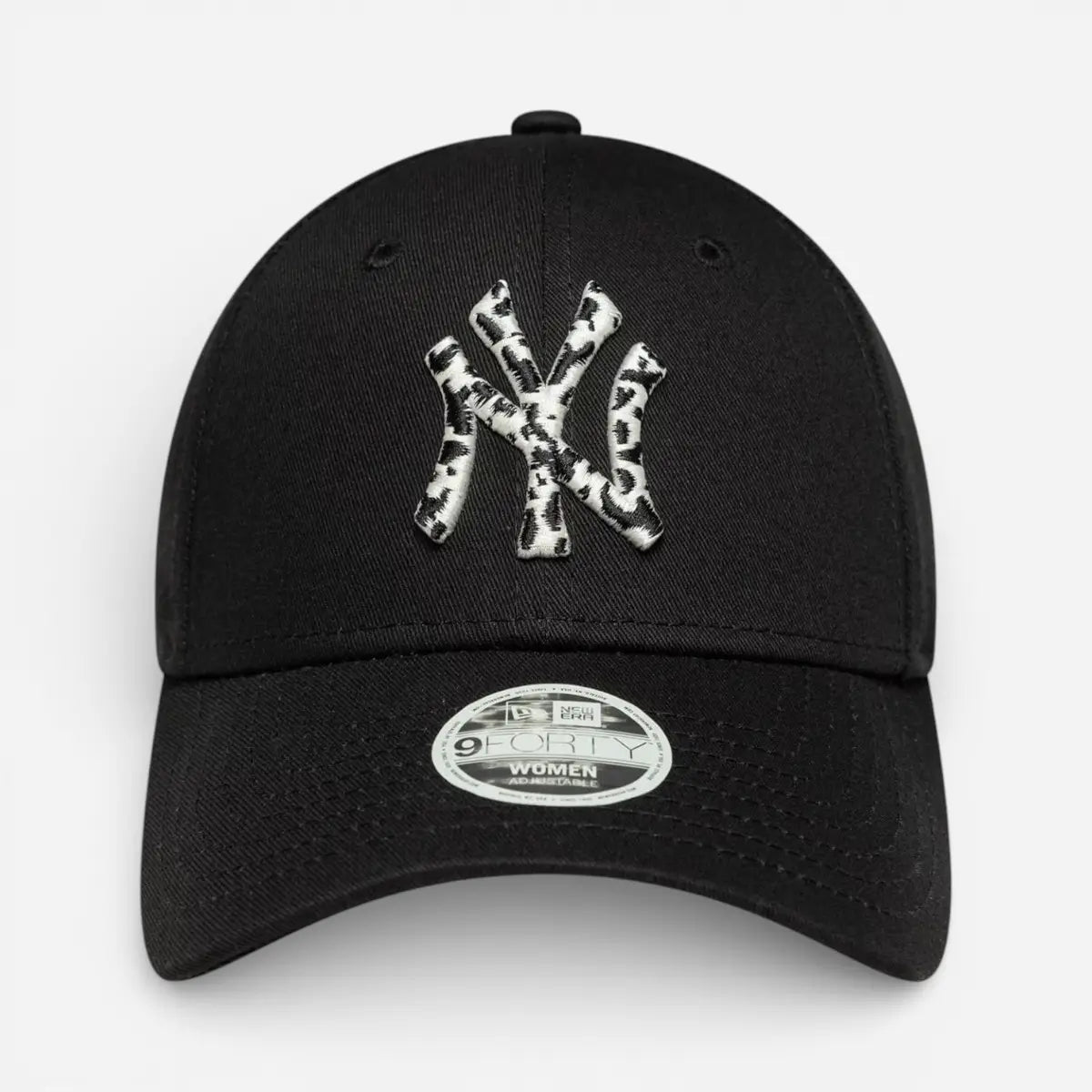 New Era Cappellino donna 9FORTY New York Yankees MLB Animal Infill Nero