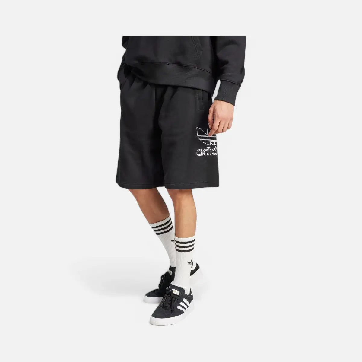 Adidas Short Adicolor Outline Trefoil black