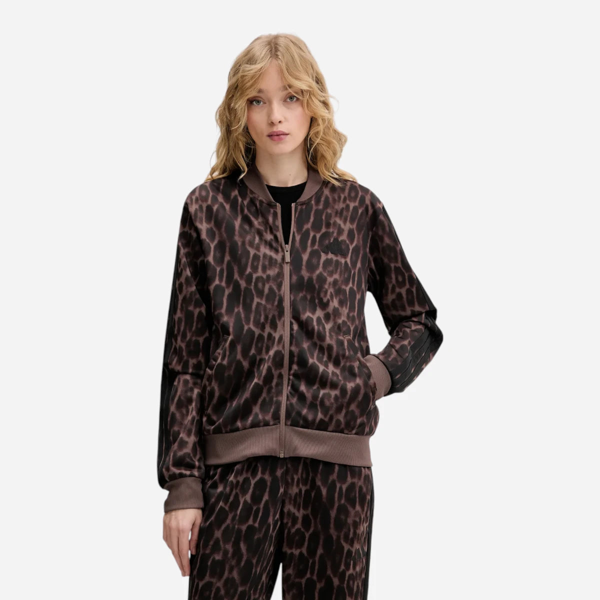 Adidas Tuta Dayready Track suit 3-Stripes Animalier Earth Strata