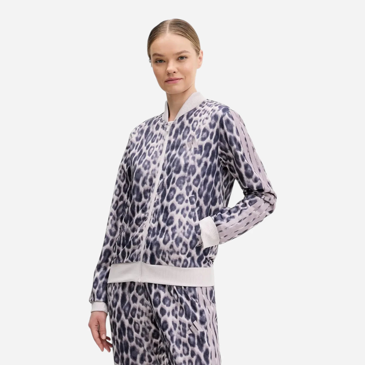 Adidas Tuta Dayready Track suit 3-Stripes Animalier Ice Purple