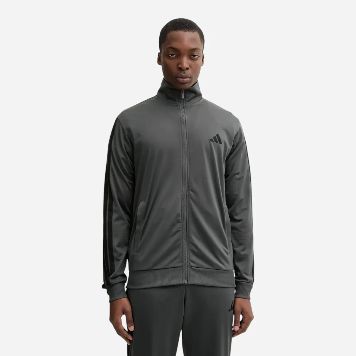 Adidas Tuta Sportswear Basic 3-Stripes Tricot Dark Grey