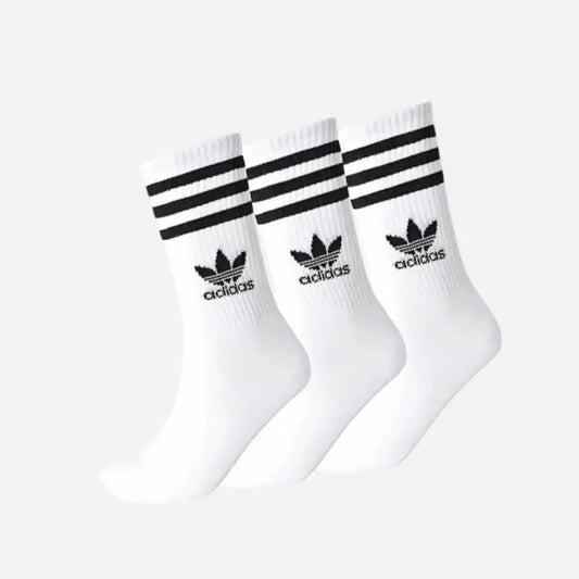 Adidas Originals Calze Mid Cut (3 paia) white/black