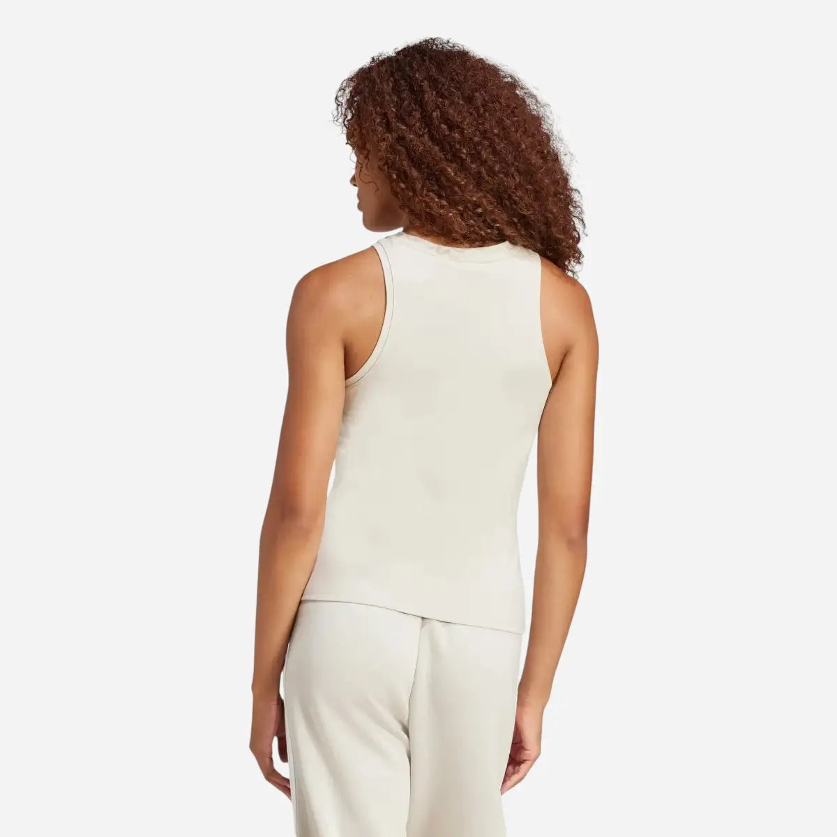 Adidas Canotta Essentials Linear Slim Cotton Beige