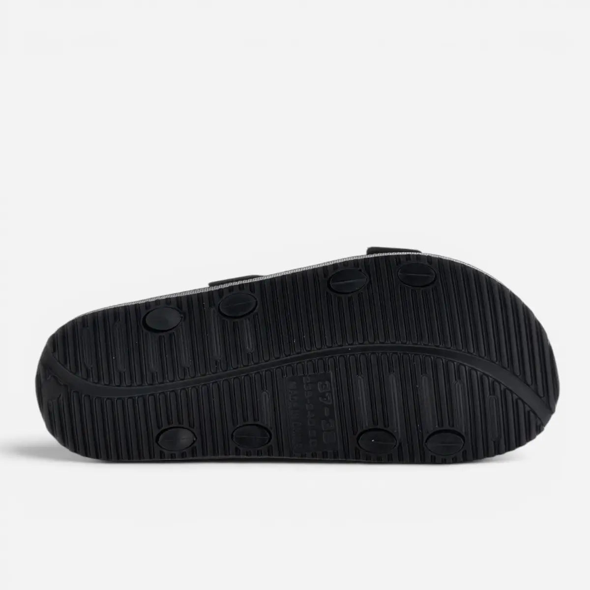 Superga ciabatte donna Doppia Fibbia Nero Metallic S87Y832