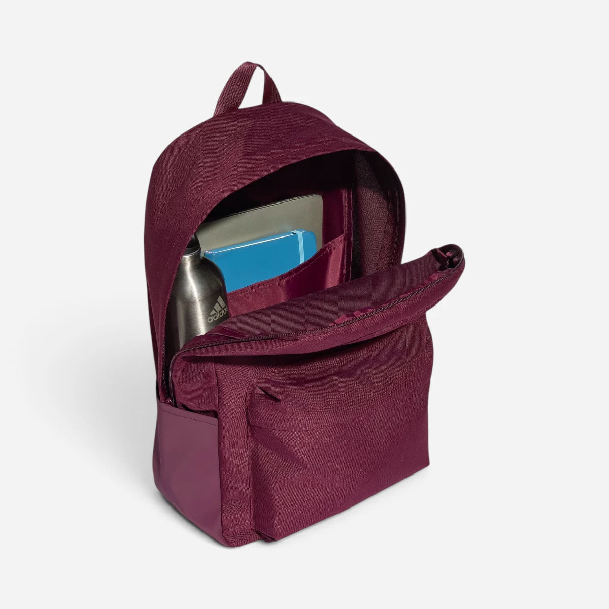 Adidas zaino Classic 3 Bar Logo Backpack Bordeaux