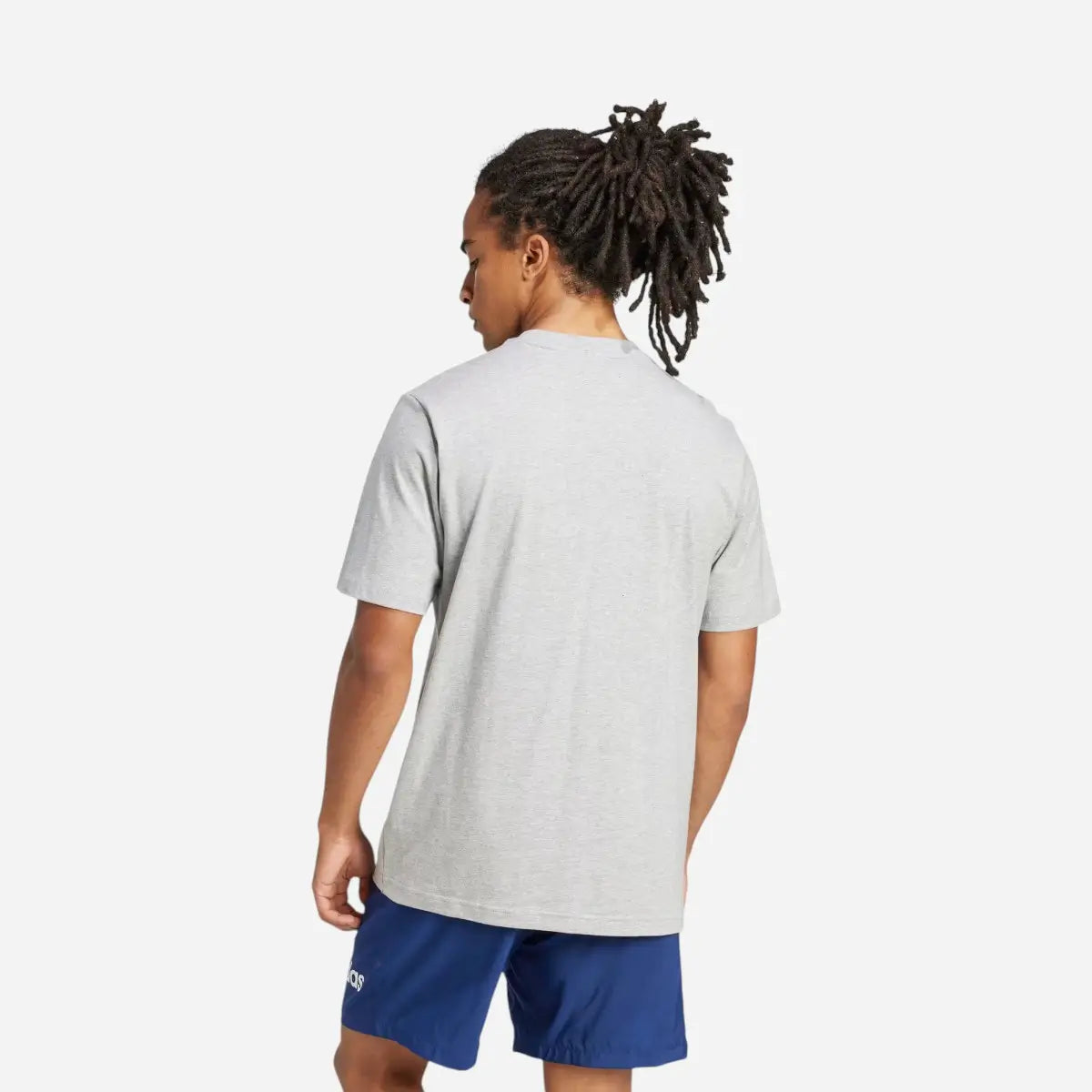 Adidas T-shirt Essentials Linear Single Jersey Medium Grey