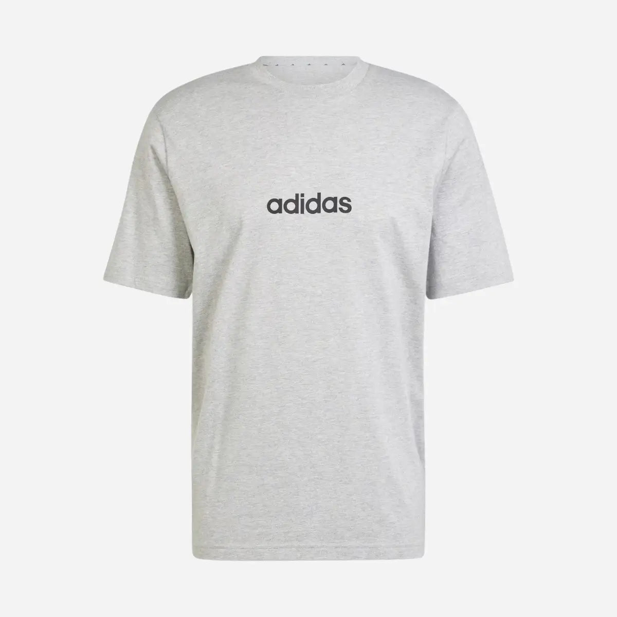 Adidas T-shirt Essentials Linear Single Jersey Medium Grey