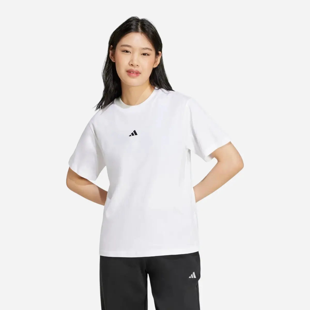 Adidas T-Shirt Essentials Small Logo White